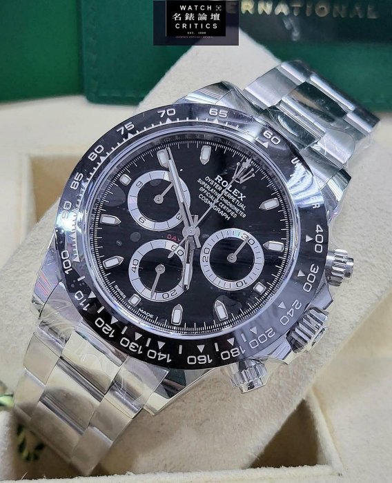 Rolex 勞力士 迪通拿 Daytona 116500LN 黑面 黑迪 40MM 白鋼迪 21.07 全新