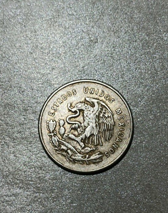 嚴選1950年墨西哥天平鷹洋25分古錢幣，包老珍藏極美品天平鷹洋墨西哥