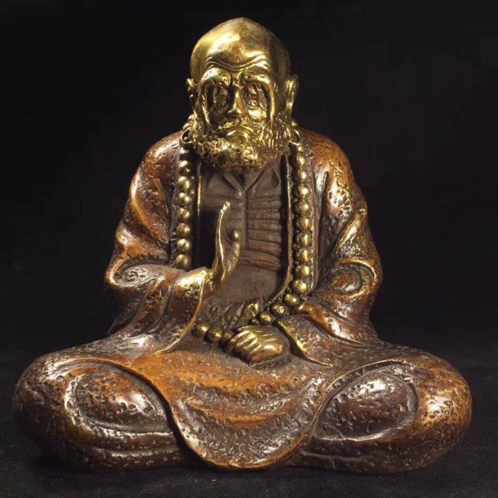 銅像 コレクション 達摩祖師銅像 工芸品 銅像 コレクション 達摩祖師銅像 工芸品 工藝店】銅雕開光純銅達摩祖師
