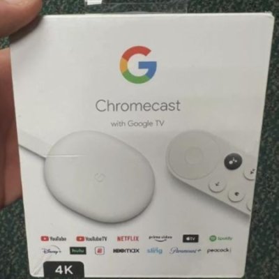 【新品未開封】Chromecast with Google TV 4K Google Chromecast - Android, HDR, 4K Streaming Entertainment