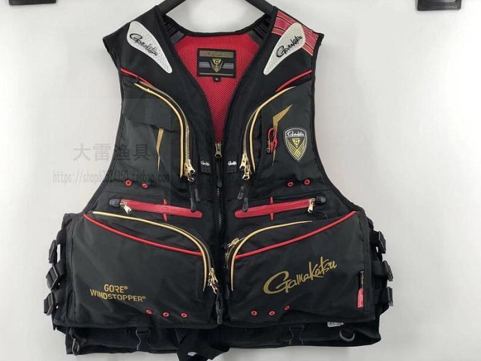 【西葱】新款Gamakatsu伽瑪卡茲 垂釣馬甲款 GM-2184 背心式 釣魚救生衣