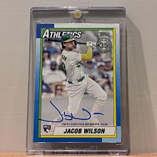 2025 Topps Jacob Wilson RC 卡面簽名 準新人王 值得收藏