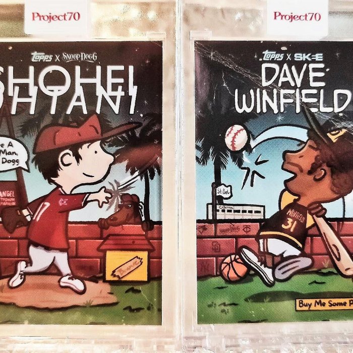 Topps Project 70 Ohtani SnoopDogg 藝術家畫卡(大谷翔平WBC 侍Japan
