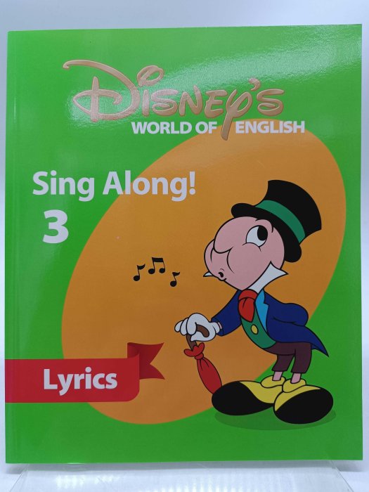 Disney's World of English 教材　Sing Along Disneys World of English Sing Along Book 1 2 and 3 Lot of 3 | eBay