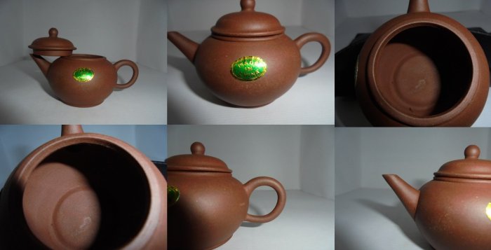 70年代末期外銷四字「中國宜興」款紫砂水平標準壺(早期ㄟ標準仔) 全新