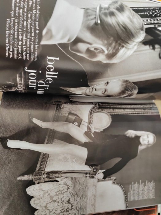 Vogue Paris 1994年8月法國版，Diane von Fürstenberg封面，完整內頁