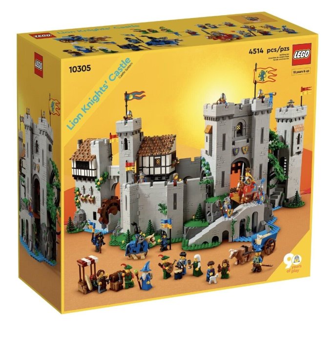 現貨樂高LEGO 90週年ICONS系列10305 獅子騎士的城堡4514pcs 附運輸箱