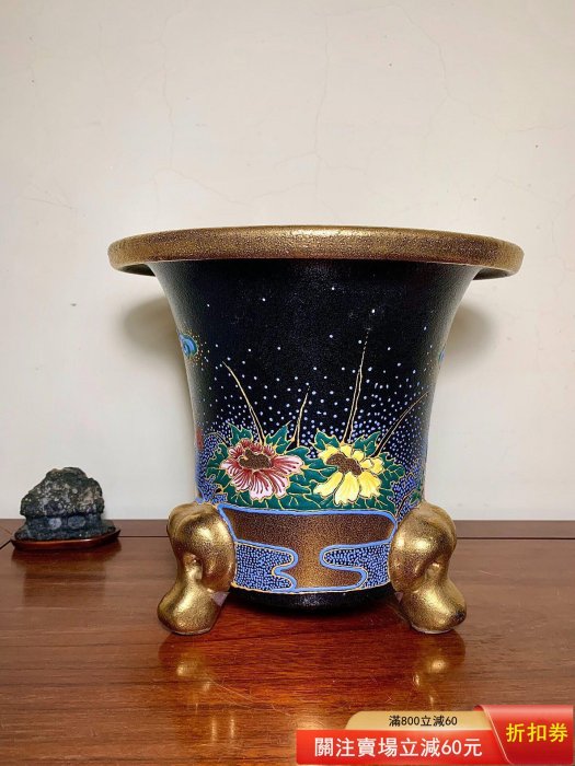 實山，日本年青盆，錦缽，風蘭盆，富貴蘭盆，日本盆超級大口徑，牛頭足