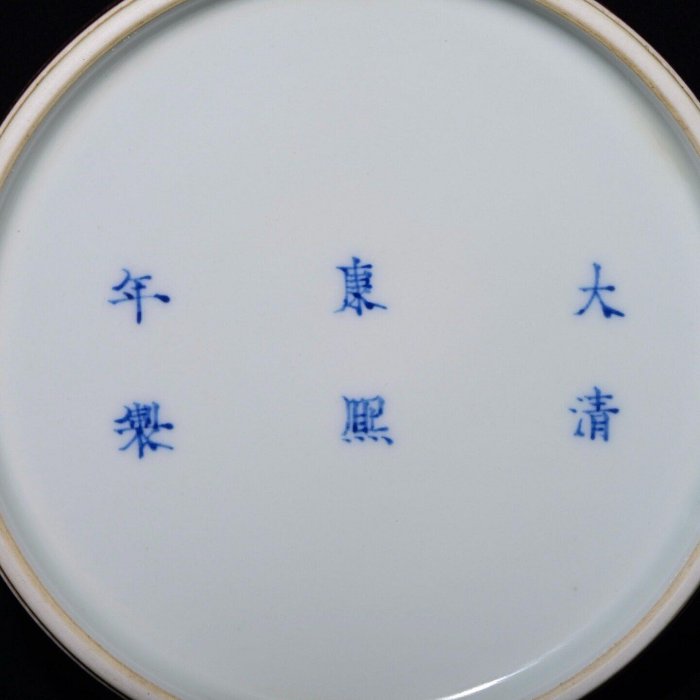 清康熙年制豇豆紅釉暗刻紋太白尊，高10x12.5厘米～119184古玩收藏擺件