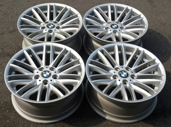 【員林 小茵 中古 物流區】BBS代工 BMW原廠 18吋 鋁圈 5孔120 8J ET24 銀