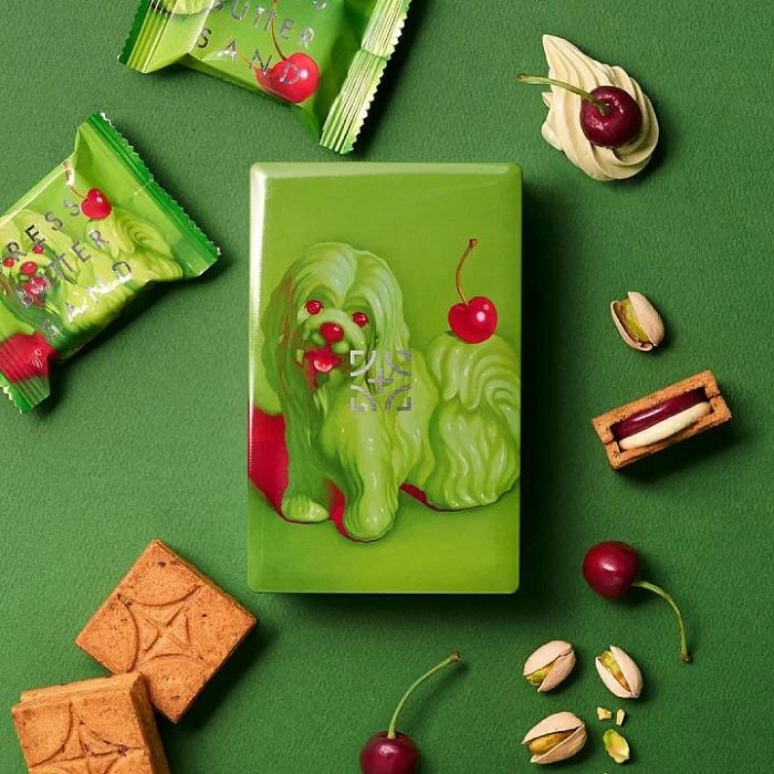 ＊日式雜貨館＊日本代購 press butter sand 開心果櫻桃夾心餅乾 巧克力奶油 伯爵紅茶奶油 草莓巧克力雙味 香橙巧克力雙味 焦糖奶油夾心餅