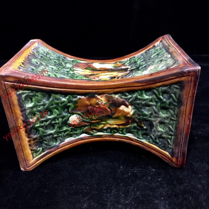 傳世漿，唐三彩脈枕3016600官窯缸瓦窯林東窯| Yahoo拍賣