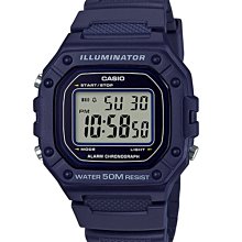 附發票 台灣卡西歐保公司貨【時間光廊】CASIO 卡西歐 鬧鐘 秒錶 防水 全新 W-218H-2A 雲林縣