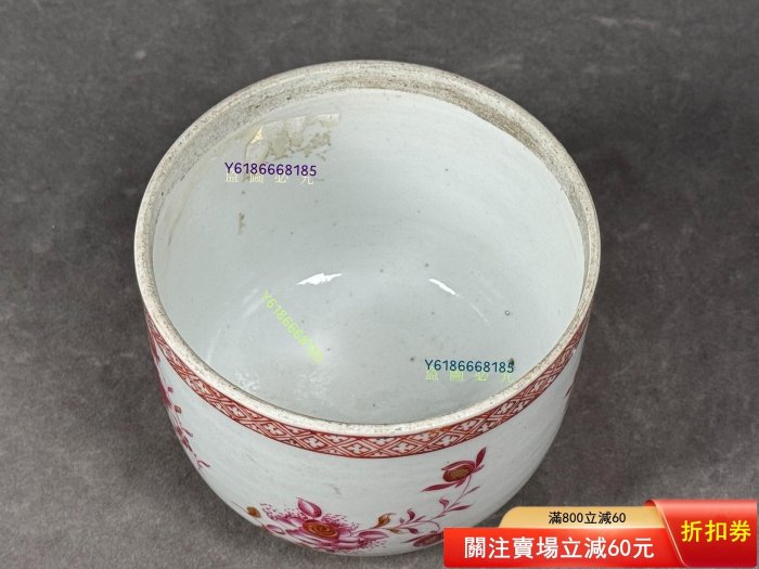 歐洲回流清代銅鎏金香爐蓋鸞紋蓋，乾隆礬紅描金香爐薄胎，老礦物顏料粉