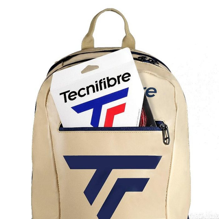 【曼森體育】法國 Tecnifibre TOUR END 網球 後背包 深藍奶茶 網球拍袋