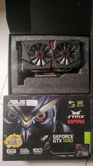 Asus Strix GTX1060 6gb