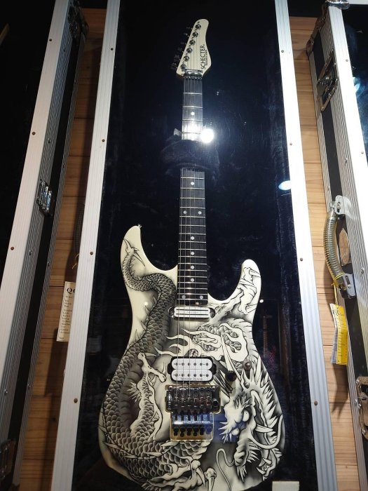 全新品收藏Schecter PA-ZK-T6 小林信一/本人親簽名/超絕吉他地獄