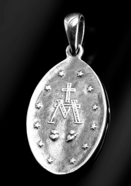 創銀坊】聖母瑪利亞925純銀墜子天使十字架天主教耶穌基督上帝聖經西岸