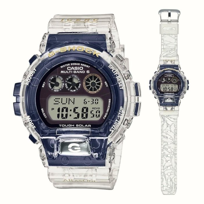 CASIO G-SHOCK 25週年35th 手錶紀念錶Dolphin & Whale 2019 鯨豚藍鯨 