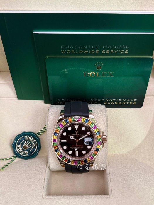 【現貨】ROLEX 勞力士 Yacht 116695SATS  遊艇 玫瑰金 原鑲彩虹圈 鑽石 40mm 非126655 268621 116621