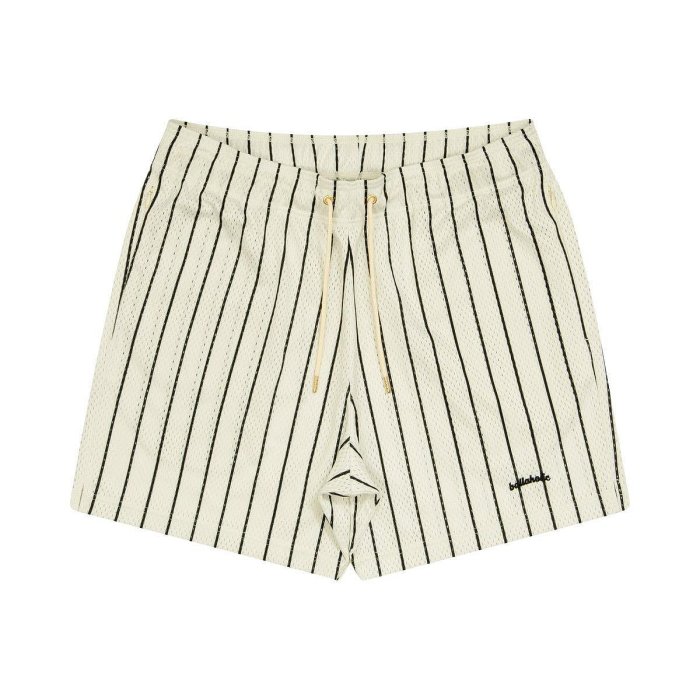 ウェア Ballaholic Stripe Mesh Zip Shorts ballaholic Stripe Mesh Zip Shorts 網眼短褲。太陽選物社