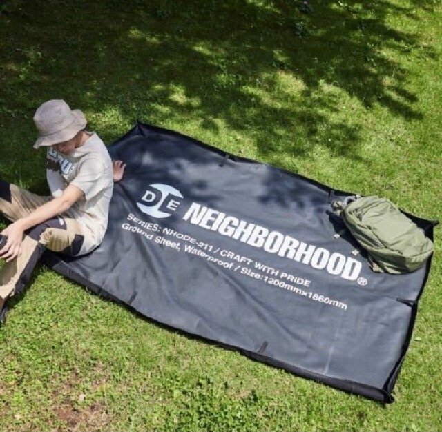 希望商店】NEIGHBORHOOD CI / P-GROUND SHEET 21SS 露營防水防塵野餐地