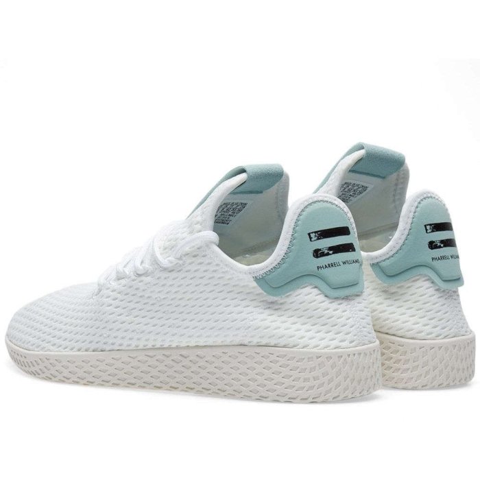 CodE= ADIDAS PW TENNIS HU X PHARRELL WILLIAMS 網球鞋(白綠)BY8716