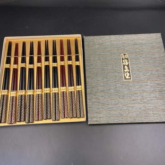 日本輪島涂（輪島塗）特選漆器木筷子輪島涂堆漆御箸木大漆筷子高級筷子
