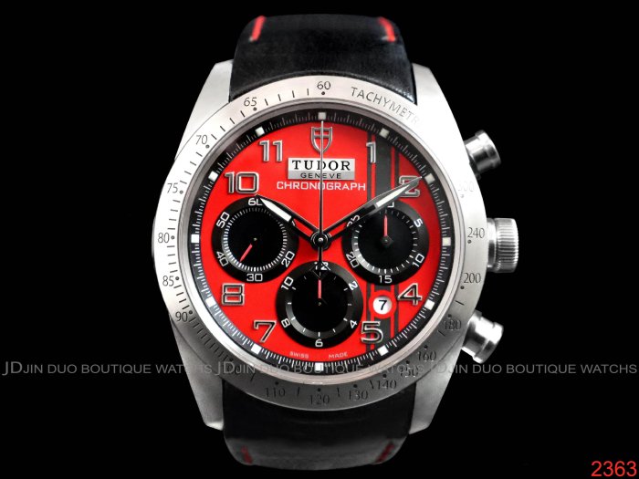 金鐸精品~2363 TUDOR 帝舵 FASTRIDER DUCATI 杜卡迪 自動上鍊計時男錶