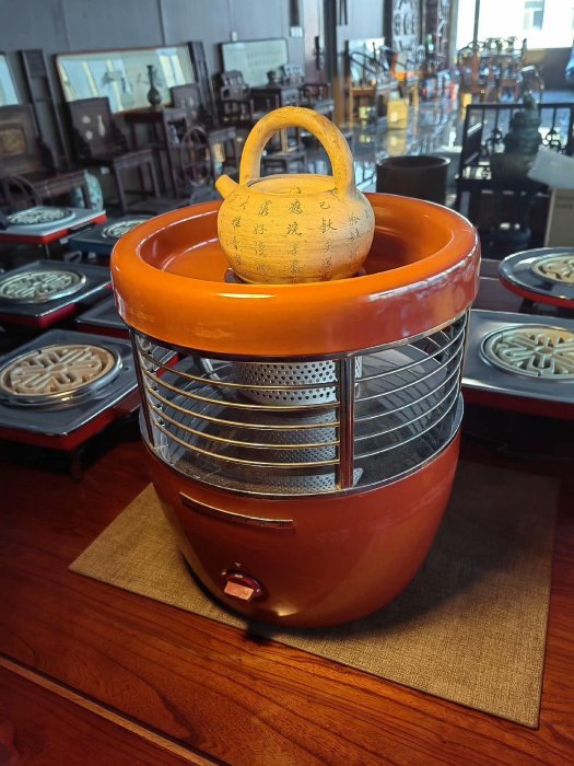 可議價【二手】日本電爐，中古電爐，電爐絲電爐，日本進口原裝中古電爐絲老茶爐，東芝SRS66型電爐絲2292【古韻閣】