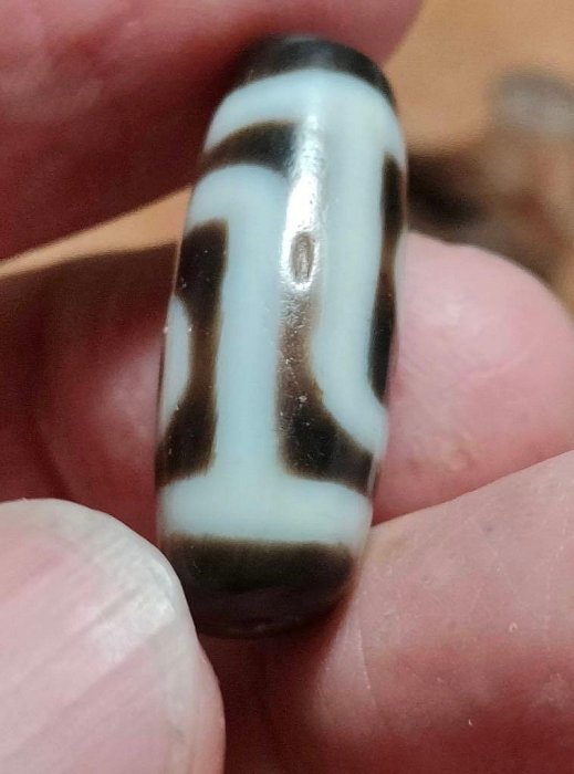 ⭕️ 台湾の上肯購入 高品質【三眼天珠】 本物瑪瑙石保証品‼️ 50000円