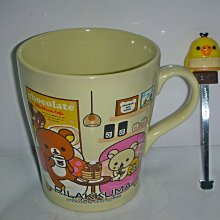 aaL皮1商旋.(企業寶寶玩偶娃娃)全新2013年7-11發行拉拉熊甜蜜巧克力咖啡紀念馬克杯!--附攪拌棒值得收藏! 新北市