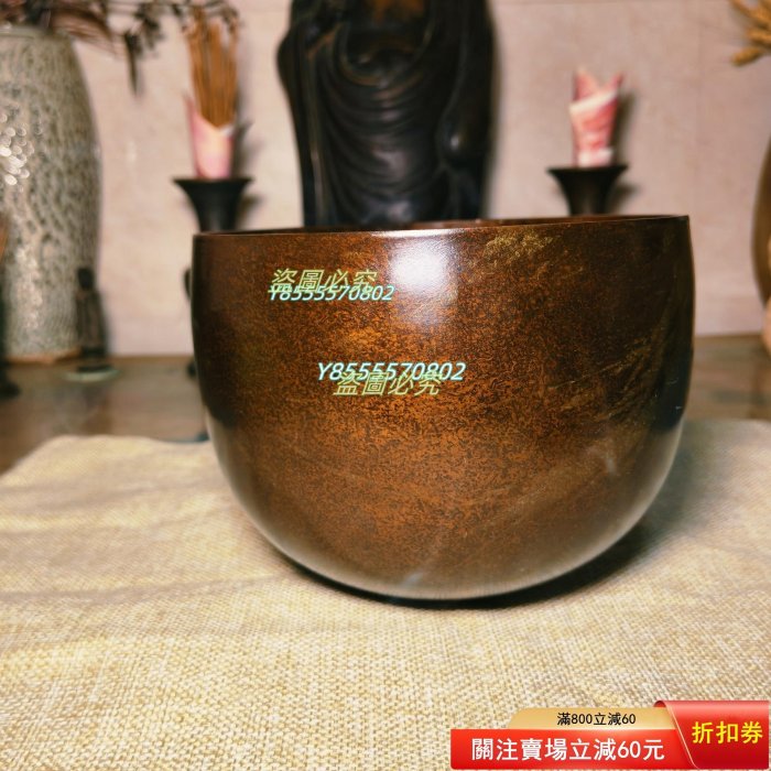 日本進口回流手工老頌缽，老銅磬，老銅缽，佛音碗，頌缽，音療，銅缽