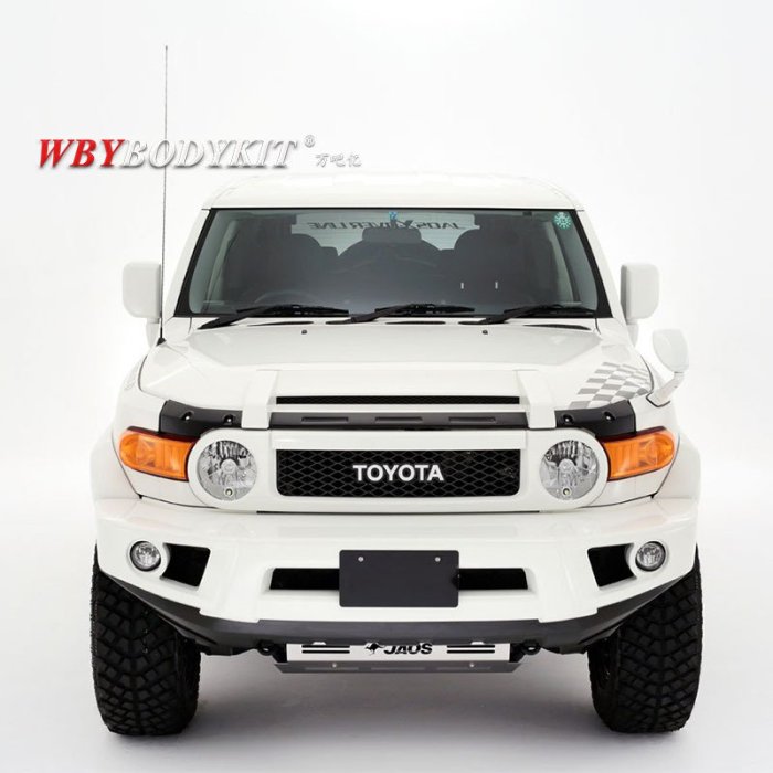 適用于2010款豐田FJ巡洋艦酷路澤改裝JAOS寬體大包圍前杠尾翼輪眉