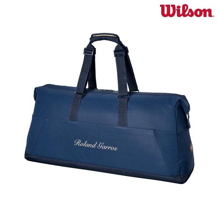 【曼森體育】Wilson ROLAND GARROS 2026 LARGE DUFFEL 圓筒包 海軍藍 法網系列