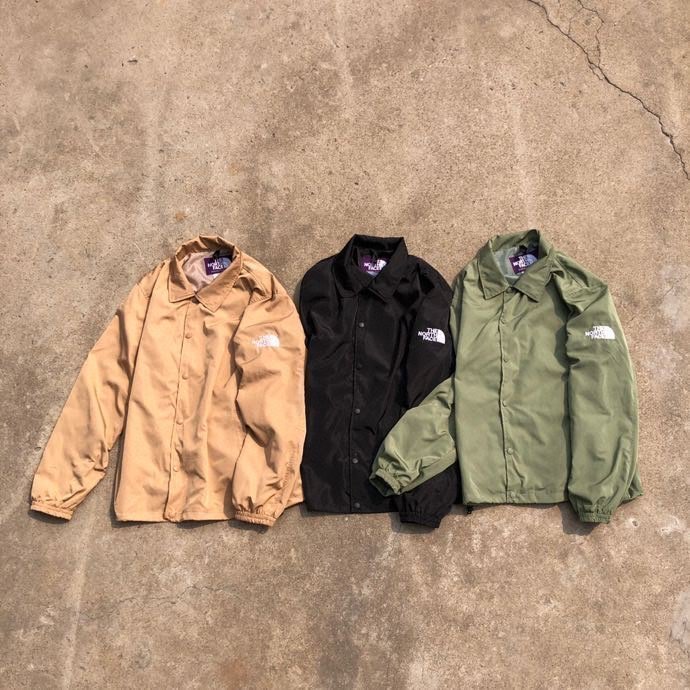 現貨熱銷-日本BEAMS x the north face新款20AW紫標聯名款男女教練外套夾克風衣 滿千免運