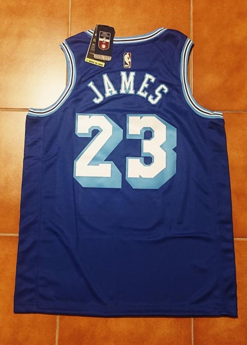 NBA NIke Lebron James 湖人隊復古球衣LBJ SW Kobe HWC 草寫藍