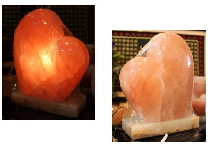㊣玄呈 鹽燈 純手工雕琢crystal lamp 鹽晶燈 鹽燈 開運 ❤增桃花 人緣❤愛心#1↘3880元 產地直銷