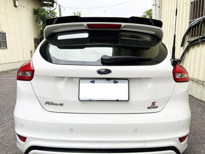 福特 FOCUS MK3 MK3.5 鋼琴烤漆黑 頂級運動尾翼 ST尾翼 小尾翼 專車專用 鋼模ABS原廠材質 小鴨尾