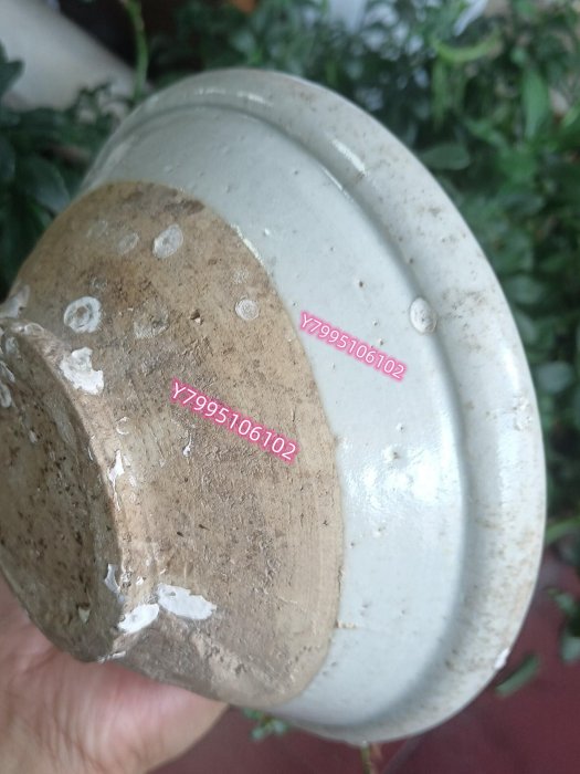 老窯瓷器，宋元白釉盞，白釉碗，元白釉，口徑16公分左右，釉水釉色一流