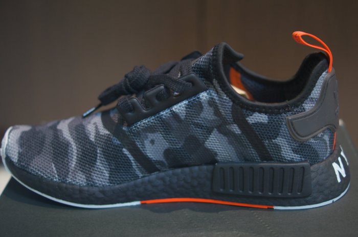 adidas gazelle silver green womens Adidas NMD_R1 "Grey Camo"  Beater Sneaker