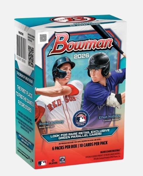 【全新盒卡】2026 Bowman MLB Value Box 手雷盒 村上宗隆 岡本和真 林維恩 RC 大谷翔平動畫