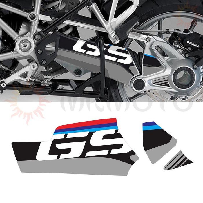R1250GS R1200GS 水鳥 ADV 適用寶馬BMW摩托車後傳動軸貼紙 反光貼花