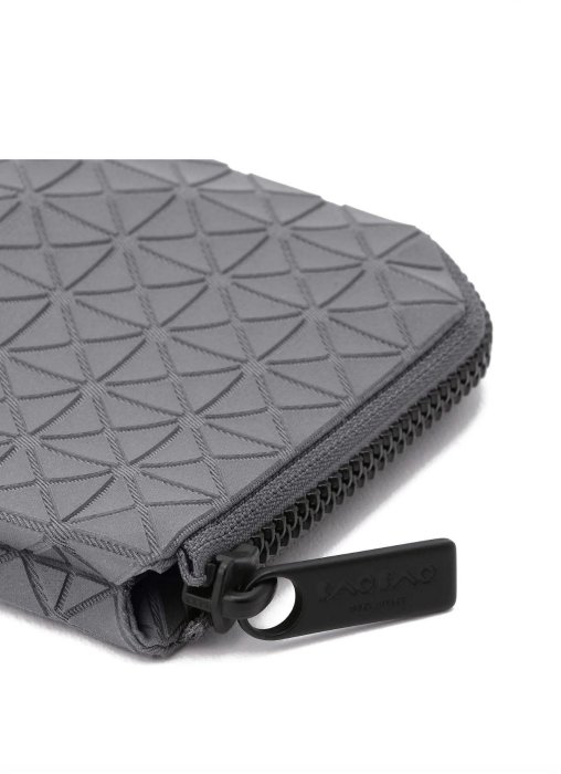 小物 BAO BAO ISSEY MIYAKE CLAM WALLET TRES Bao Bao Issey Miyake Silver Clam Wallet bb37ag333