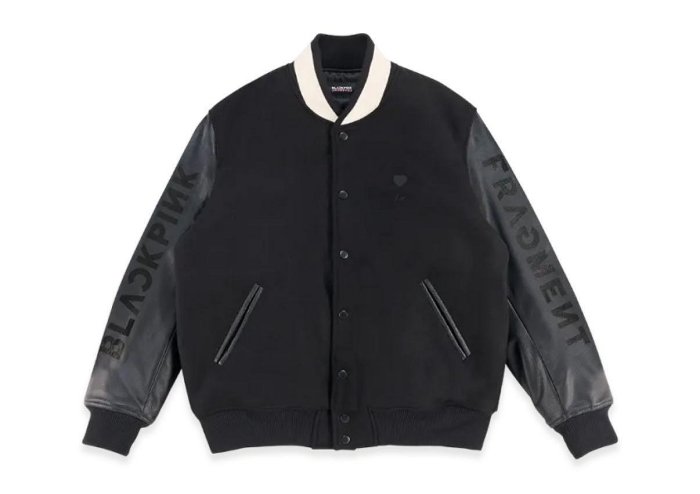 FRAGMENT x BLACKPINK Stadium Jacket 聯名款夾克外套。太陽選物社