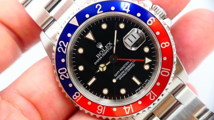 【美好時光】盒單齊T25版本大全配整套收藏!ROLEX 16710紅藍圈GMT兩地時間腕錶 ( 16700 116710 126710參考)