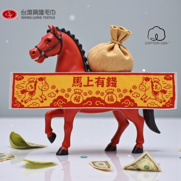 西螺福興宮正版授權Q版太平媽祖娃包＋馬上有錢運動巾｜過爐平安符
