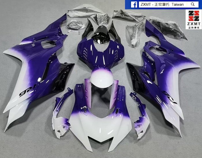 青雲 （青墨） ZXMT-正欣摩托【官方台灣】2017-2021 YAMAHA YZF- R6 客製化彩繪車殼