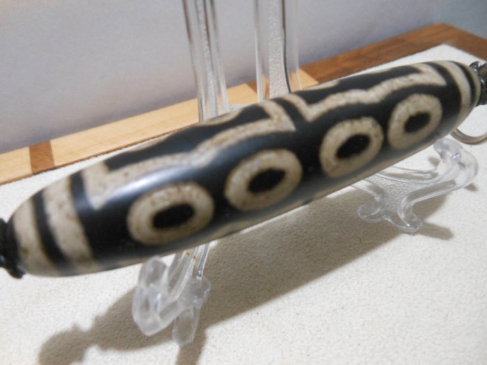 純銀鑲崁老天珠~15眼天珠-大天珠-30多年的珍藏-E59 | Yahoo拍賣