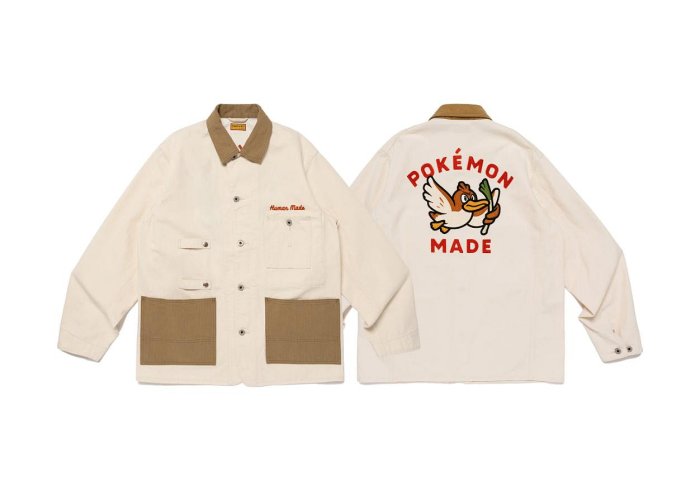 ジャケット・アウター HUMAN MADE x Pokemon Made Coverall Jk Human Made x Pokemon Coverall Jacket White Men's - US